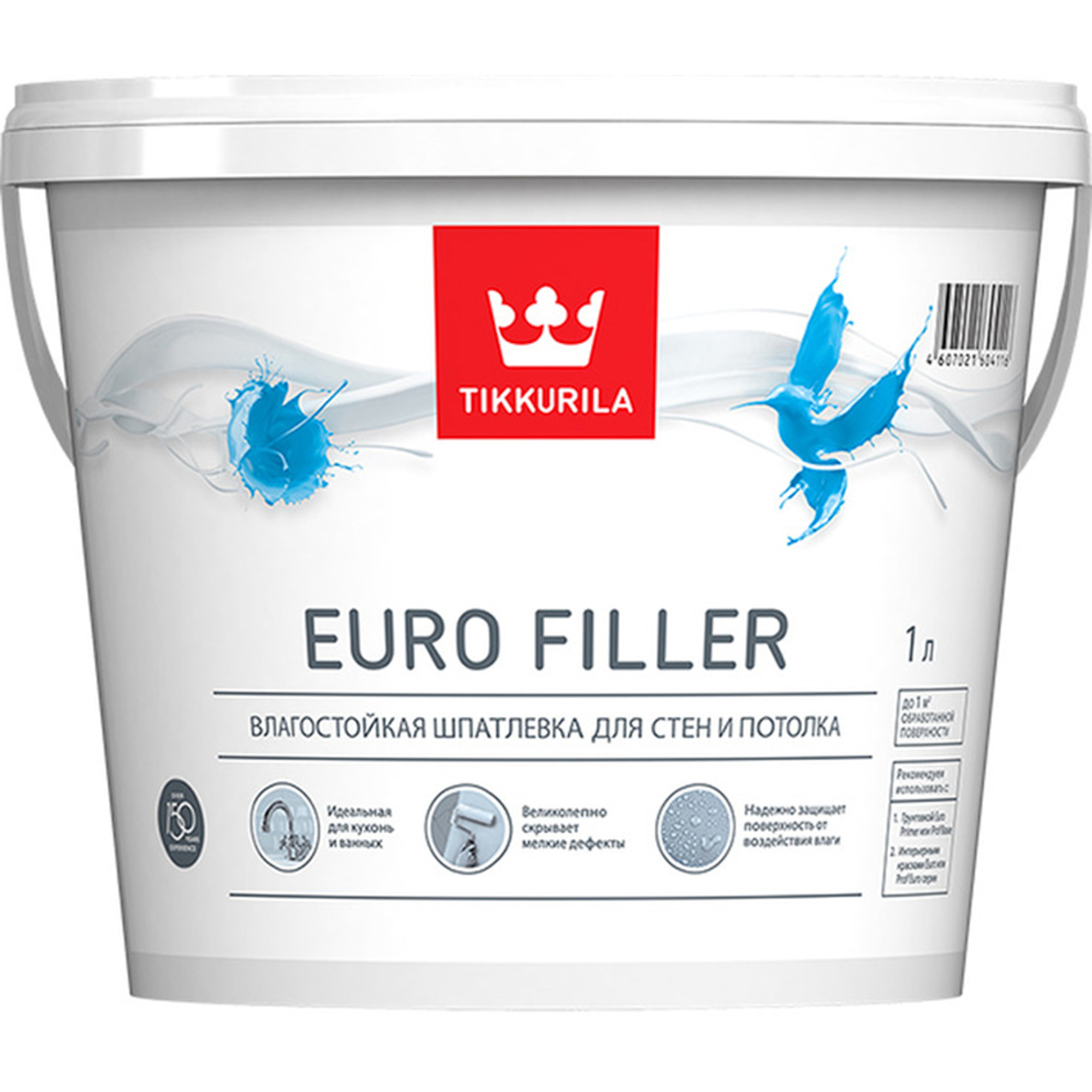 фото Шпатлевка tikkurila euro filler 1 л