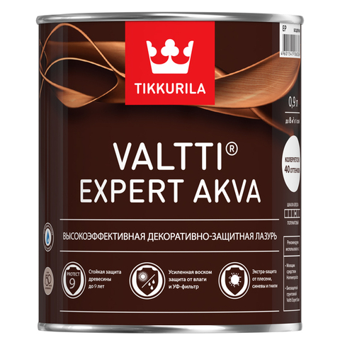 

Антисептик Tikkurila Valtti Expert Akva дуб 0.9 л