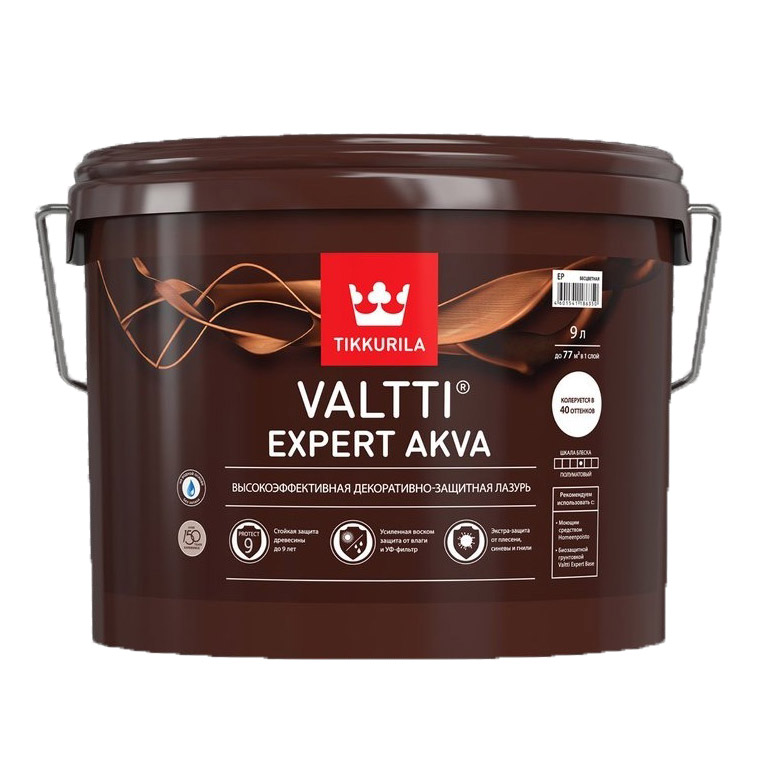 

Антисептик Tikkurila Valtti Expert Akva орегон 9 л