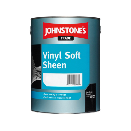 фото Краска johnstones vinyl soft sheen pastel для стен и потолков 2,5 л