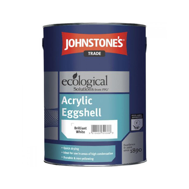 фото Краска johnstones acrylic durable eggshell pastel для влажных помещений 2,5 л