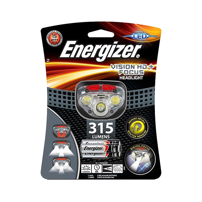 фото Налобный фонарь energizer vision hd+ focus 3ааа