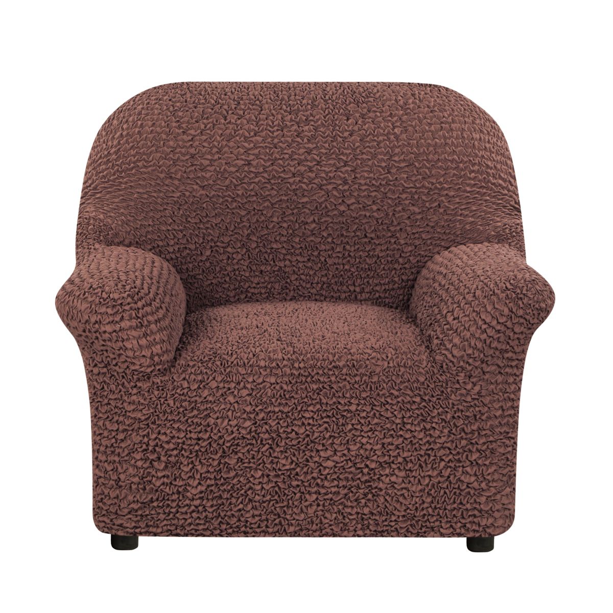 фото Чехол на кресло микрофибра какао еврочехол