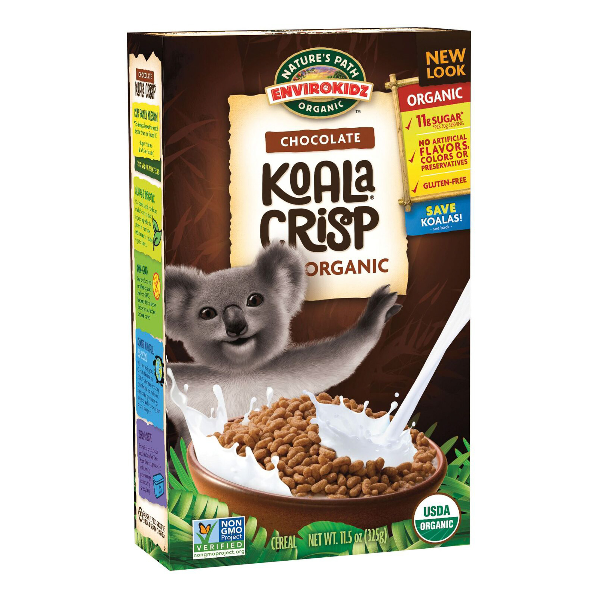 Рисовые шоколадные подушечки NATURE'S PATH Koala Crisp 325 г