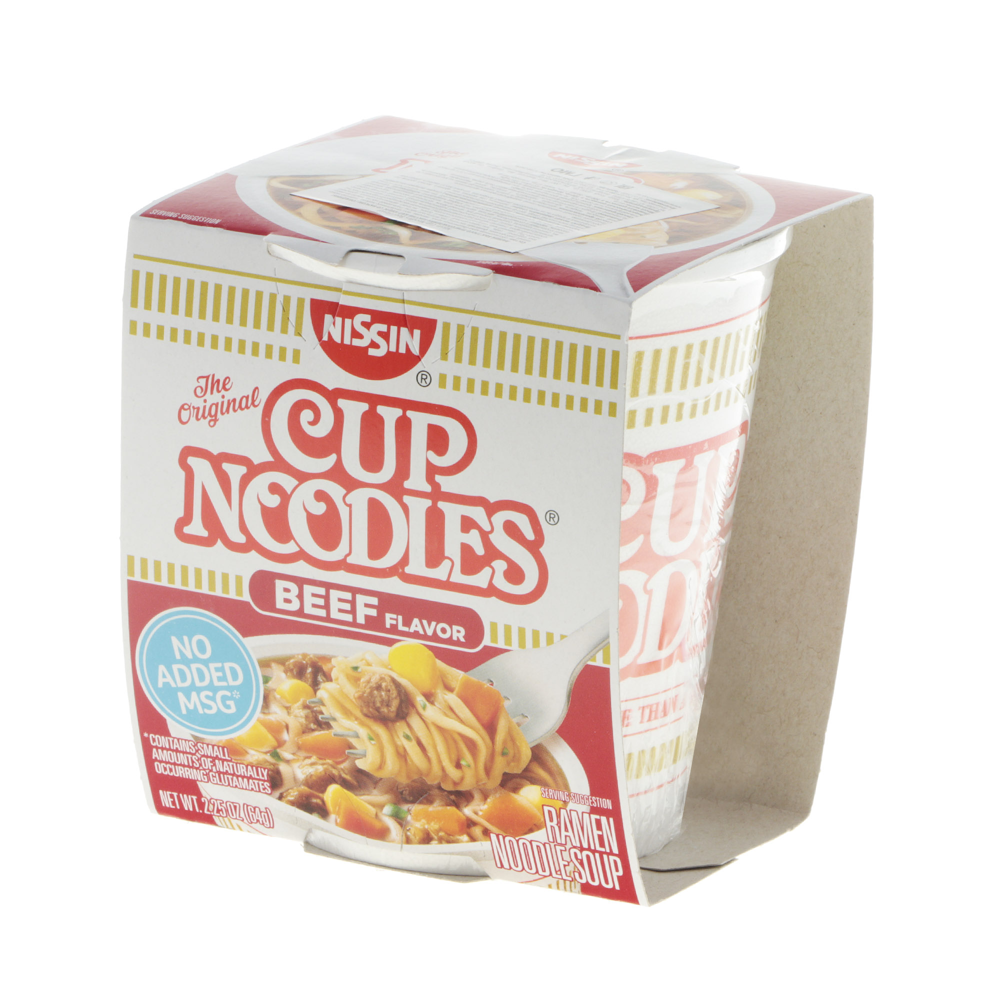 Лапша быстрого приготовления Nissin Cup Noodle со вкусом говядины 64 г