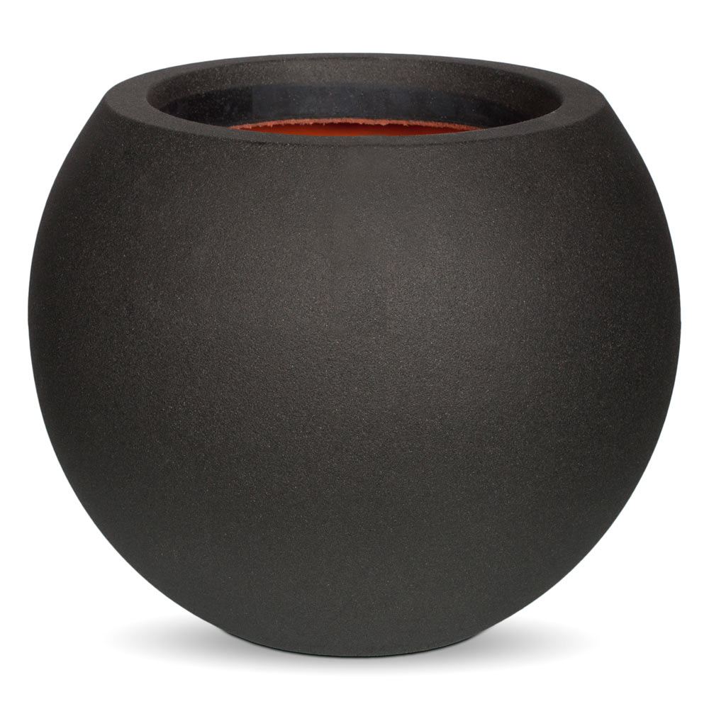 фото Кашпо capi tutch vase ball 40x40x60 черный (kbl271)