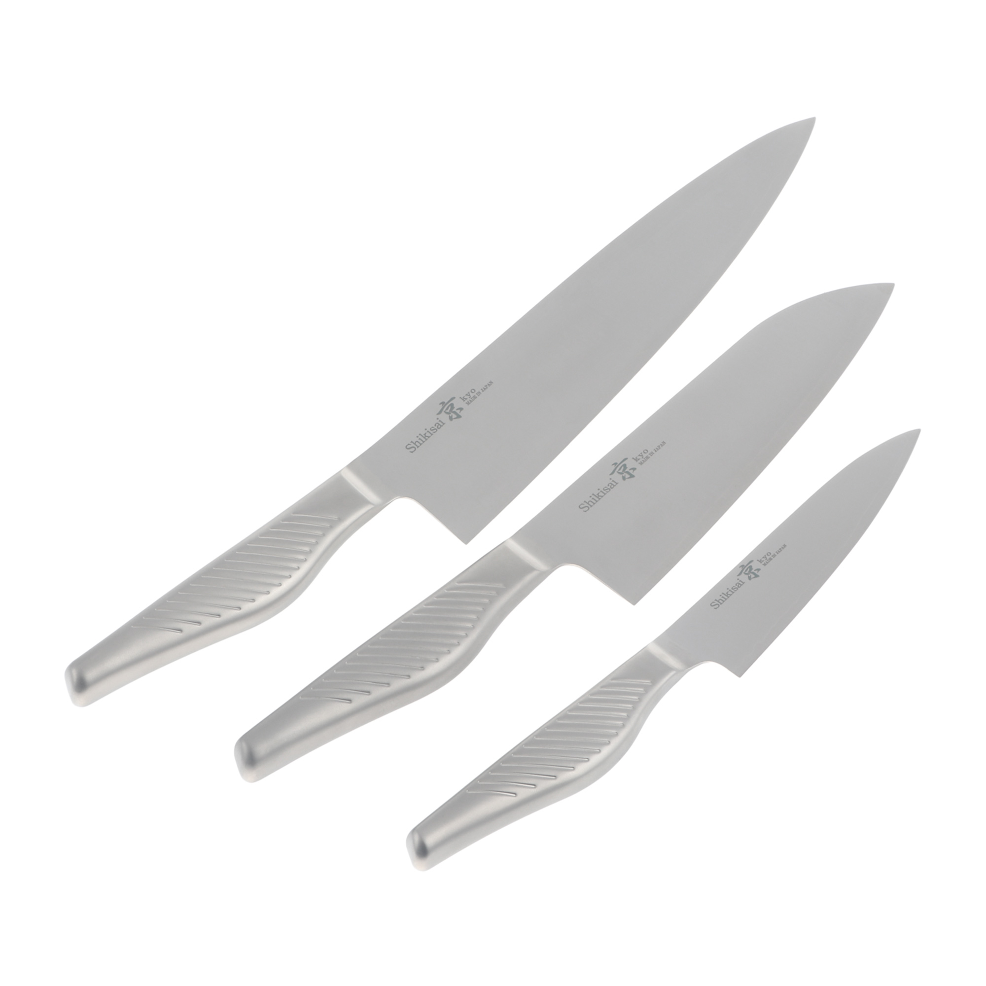 Набор ножей Shikisai Kyo 3 шт, цвет стальной - фото 1