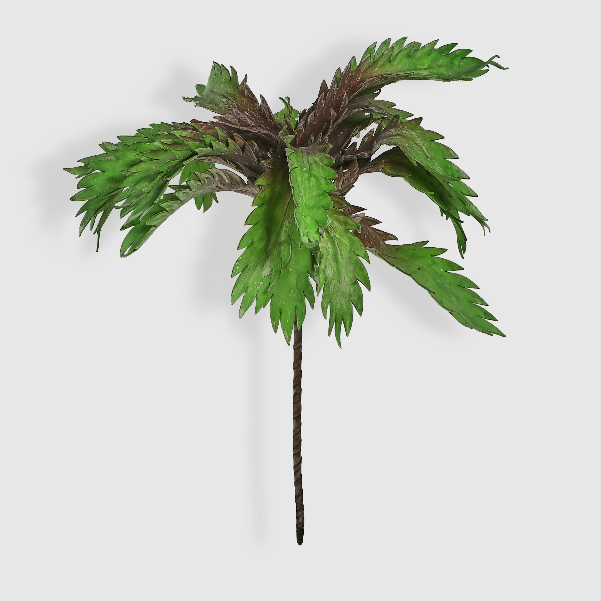 Цветок искусственный Linyi chuangxin папоротник экзотический зеленый 68 см