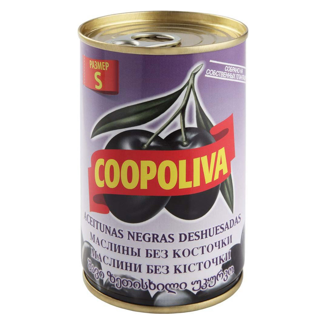 Маслины Coopoliva S без косточки 300 г
