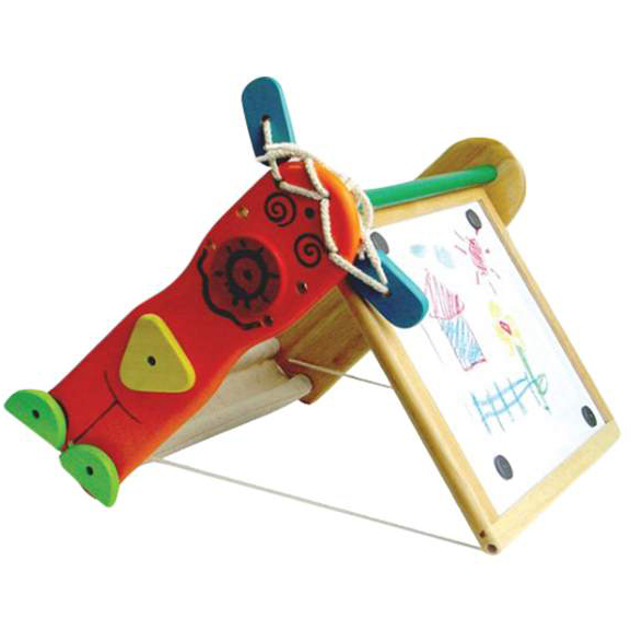 фото Двусторонняя доска для рисования i'm toy, с набором фигурок на липучках