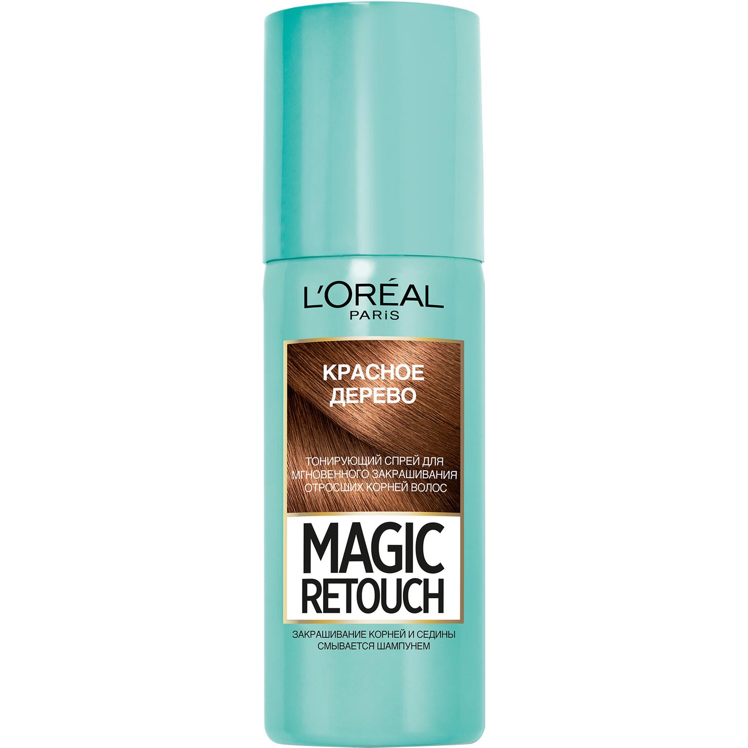 фото Тонирующий спрей для волос l'oreal paris magic retouch красное дерево l'oréal paris