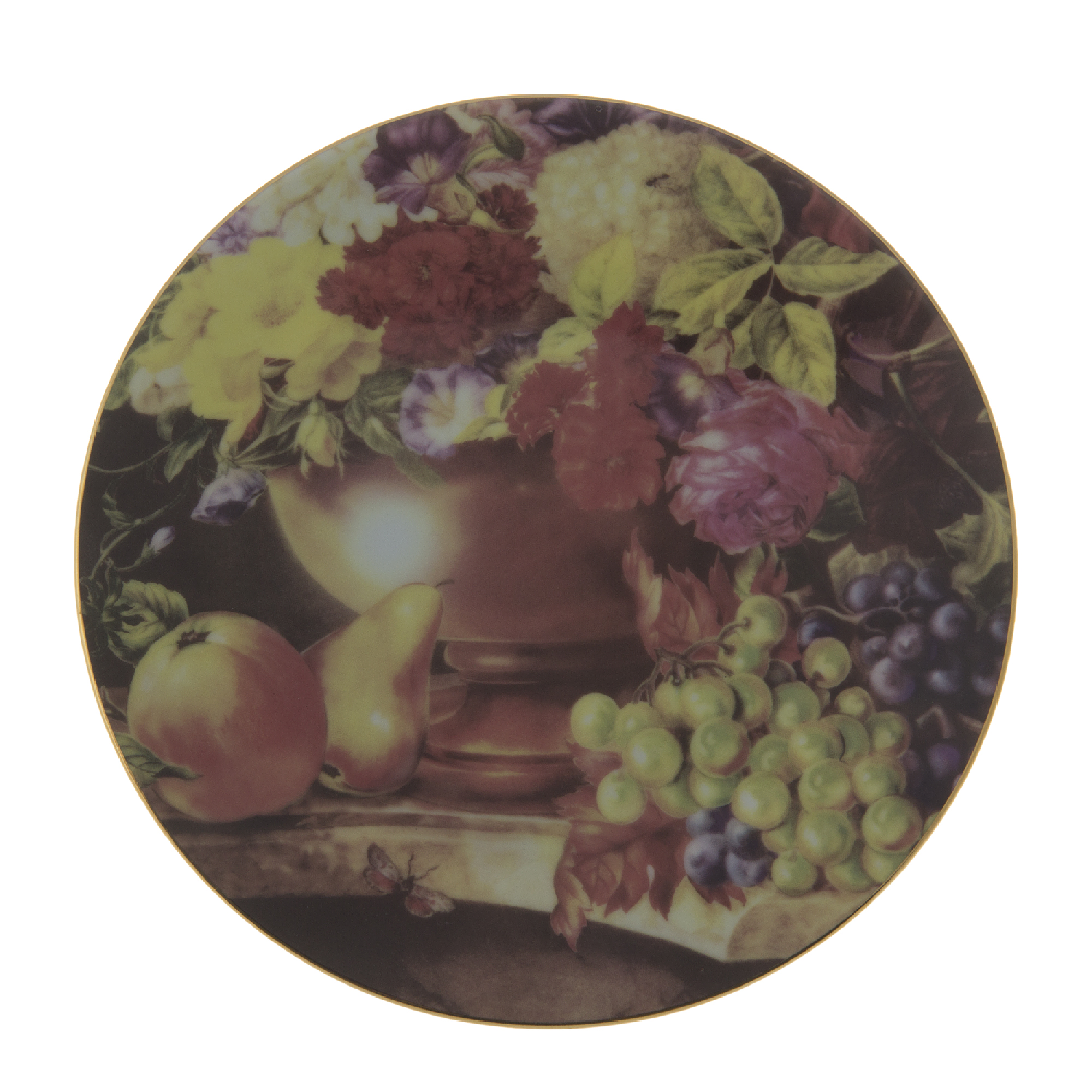 фото Набор тарелок десертных 19см thun 1794 фрукты1 6шт