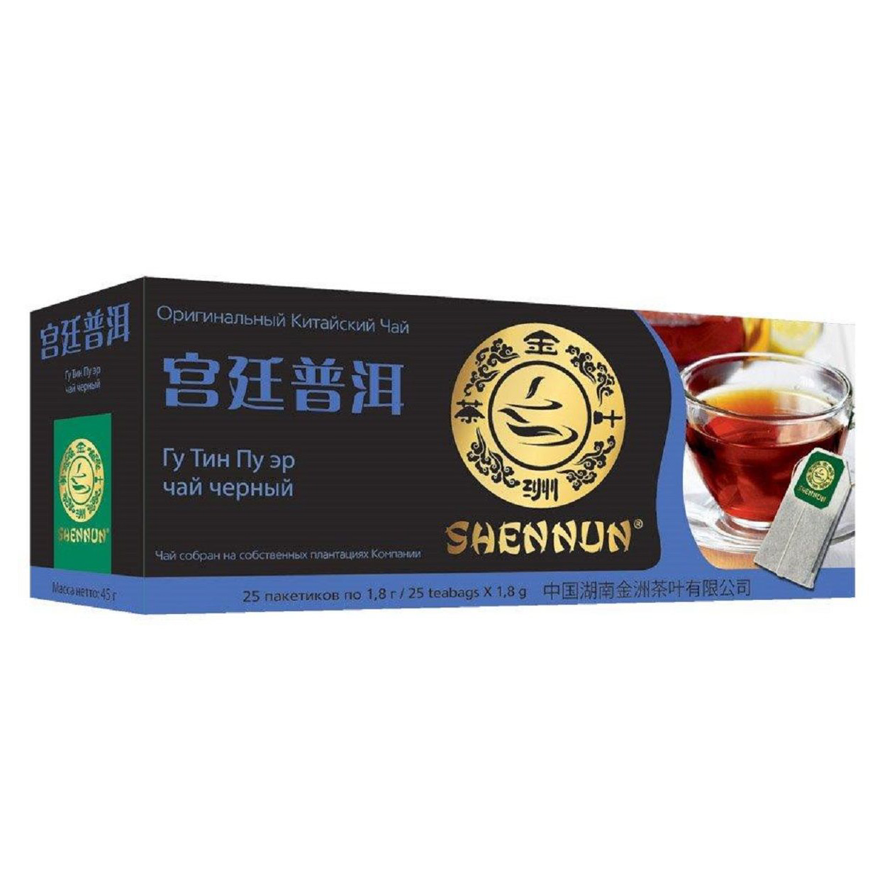 

Чай черный Shennun Гу Тин Пуэр 25 пакетиков