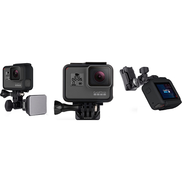 фото Крепления на шлем gopro helmet front + side mount (ahfsm-001)