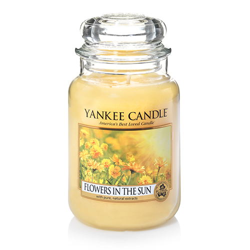 фото Ароматическая свеча yankee candle большая цветы на солнце 623 г