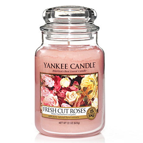 фото Аромасвеча в банке свежесрез розы 1038367e yankee candle