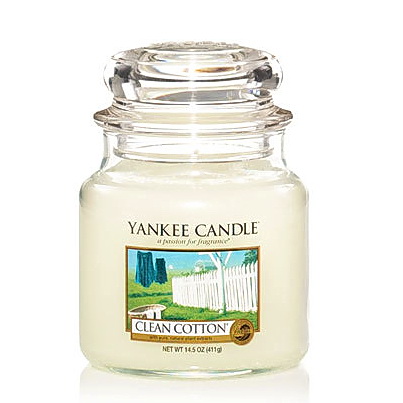 фото Аромасвеча в банке чистый хлопок 1010729e yankee candle