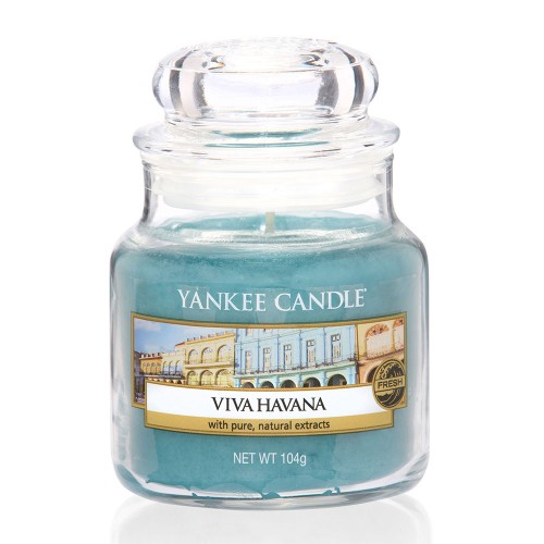 фото Ароматическая свеча yankee candle маленькая да здравствует гавана 104 г