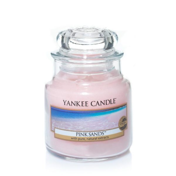 фото Ароматическая свеча yankee candle маленькая розовые пески 104 г