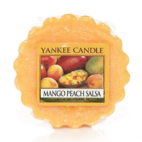 фото Ароматическая свеча-тарталетка yankee candle соус из манго и персика 22 г