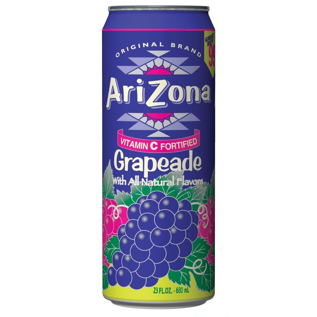 

Напиток Arizona Grapeade негазированный, 0,68 л