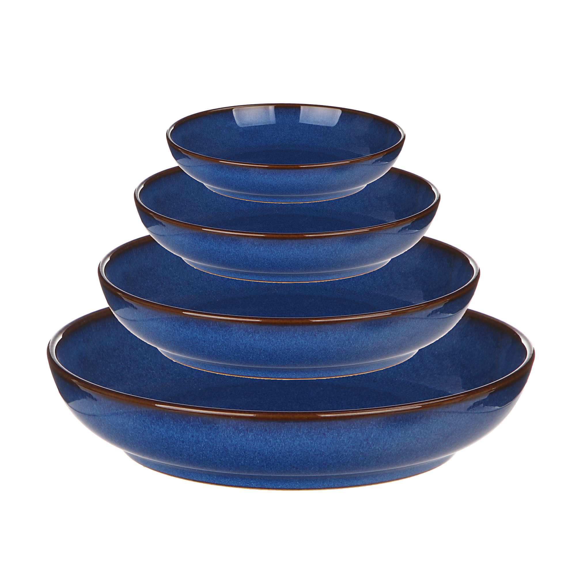 фото Набор салатников denby imperial blue 4 шт