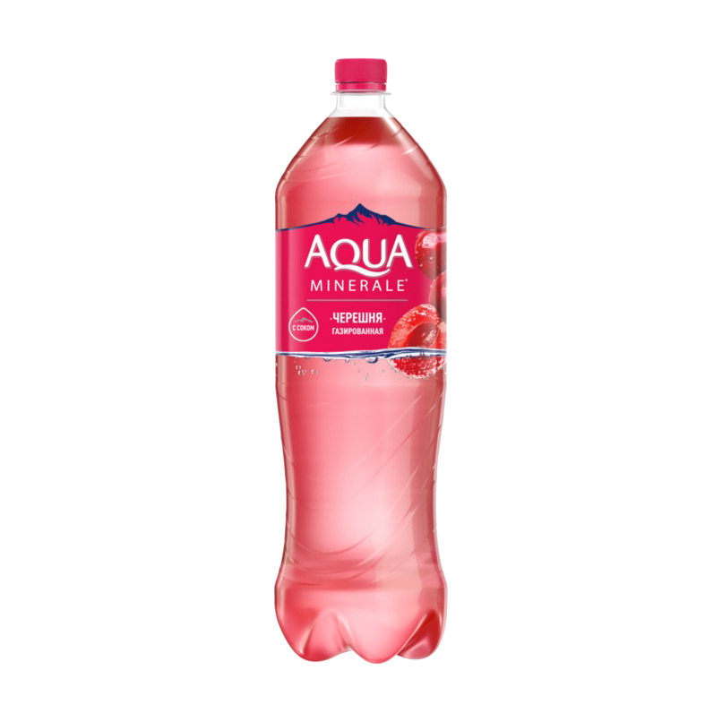 фото Вода питьевая aqua minerale "черешня" ароматизированная 1,5 л