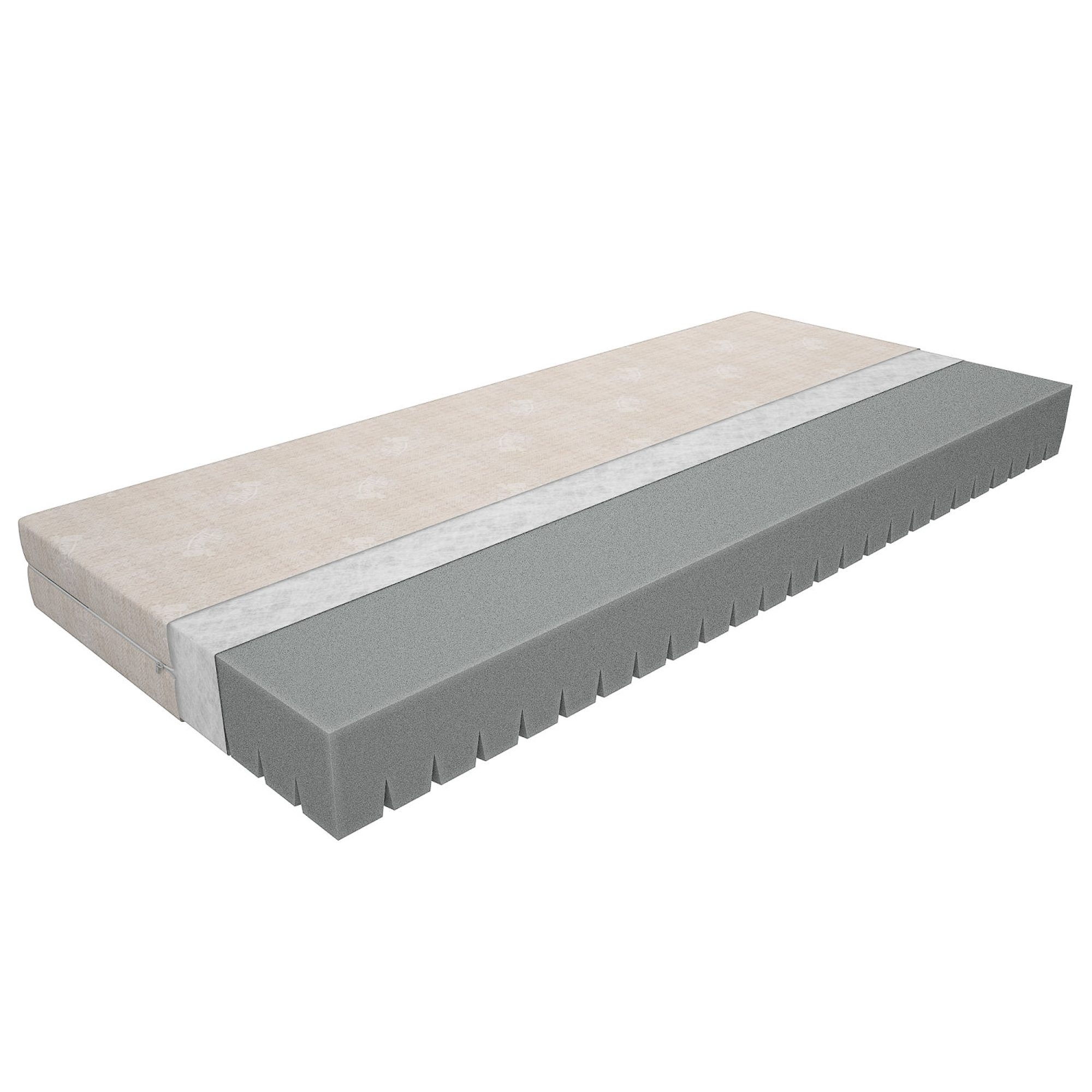 

Матрас ортопедический IQ Sleep Anatomic 3 200х90 см, Белый с узором