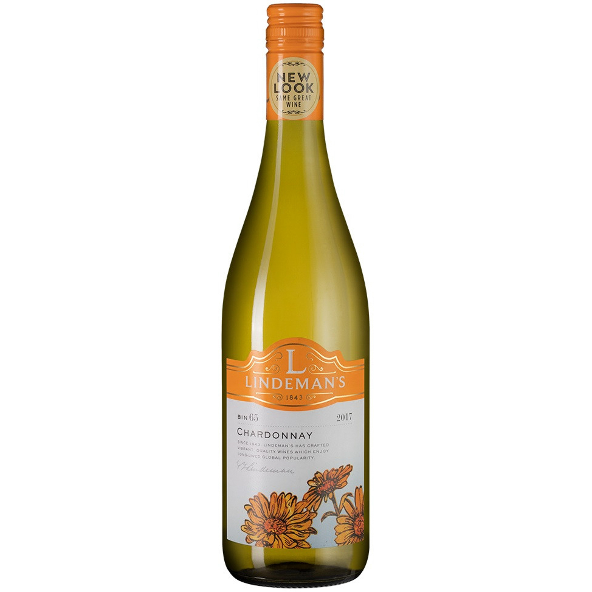 фото Вино белое полусухое lindemans "bin 65" chardonnay 0,75 л