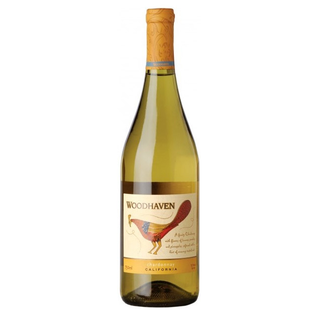 

Вино белое полусухое Delicato "Woodhaven" Chardonnay 0,75 л, Золотисто-желтый