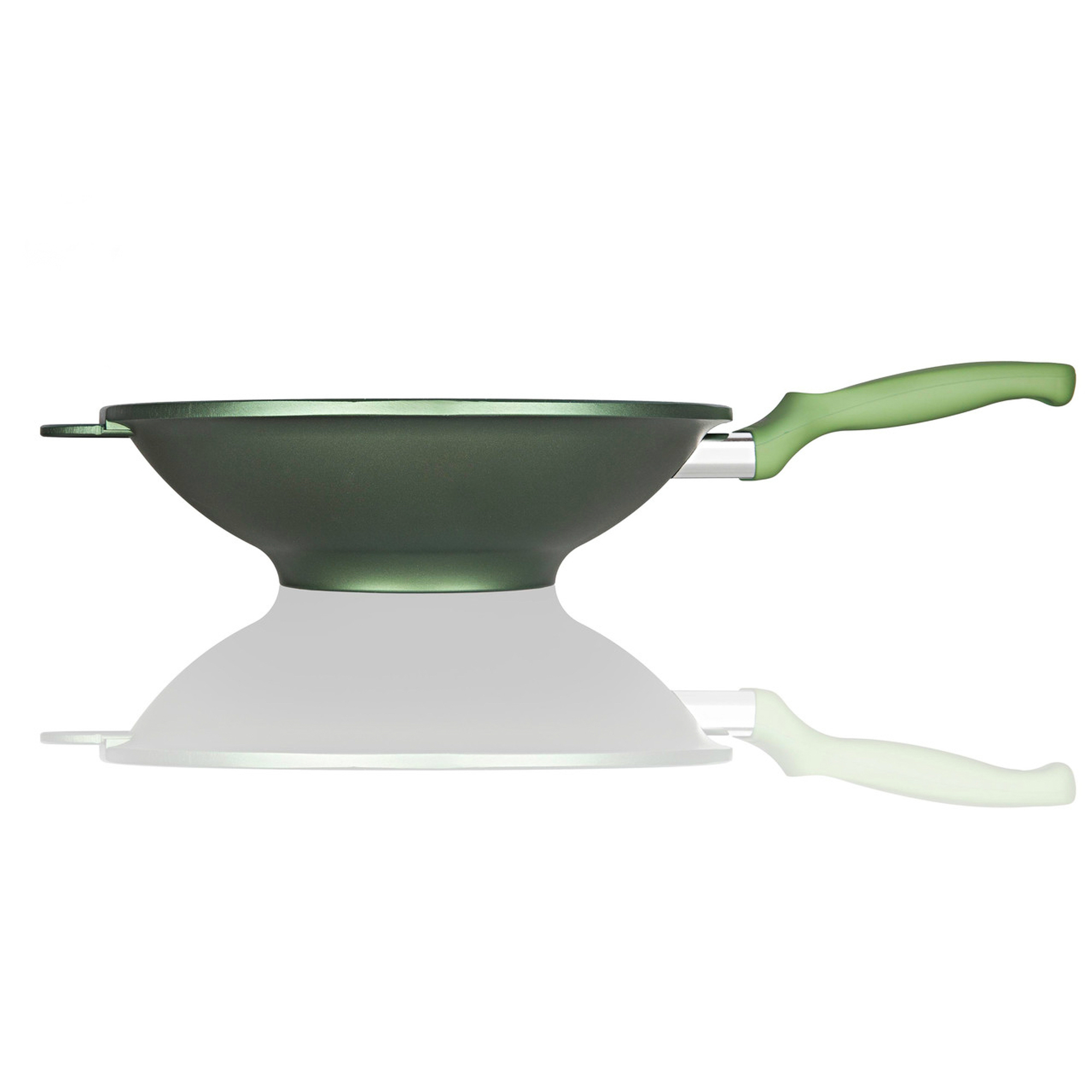 Сковорода-вок Risoli Dr.green 30 см, цвет зеленый - фото 2