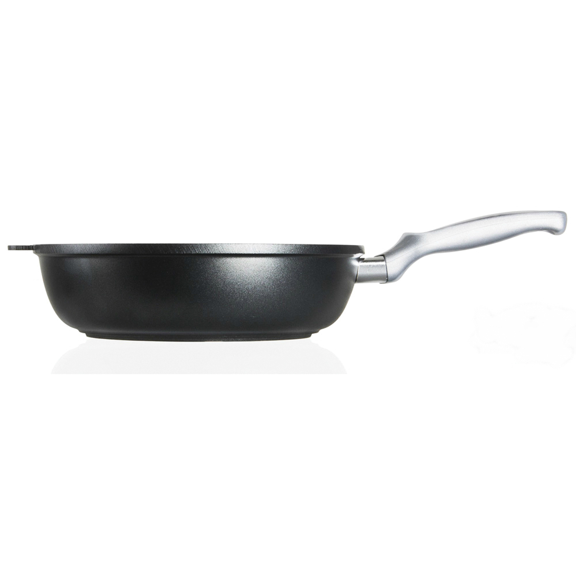 Сковорода глубокая Risoli Granito Induction 28 см, цвет черный - фото 3