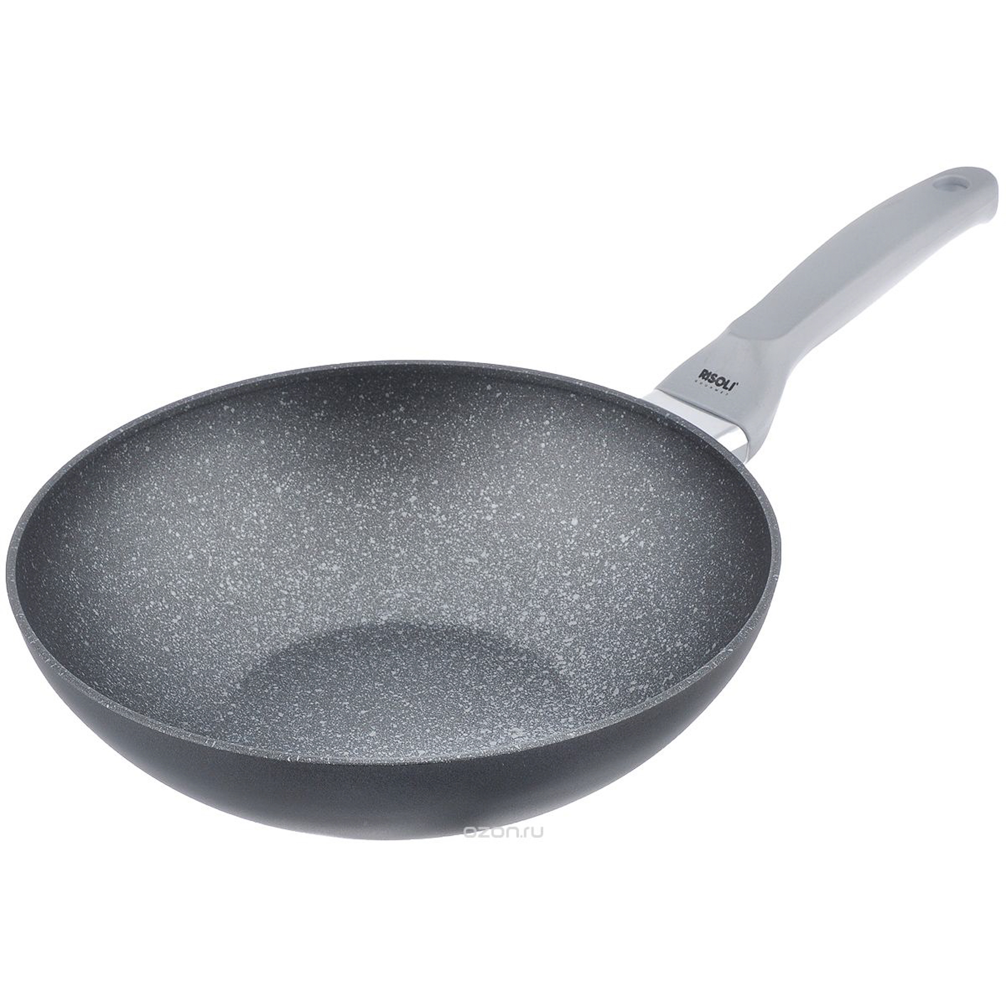 Сковорода-вок Risoli Granito Induction 28 см, цвет серый - фото 1
