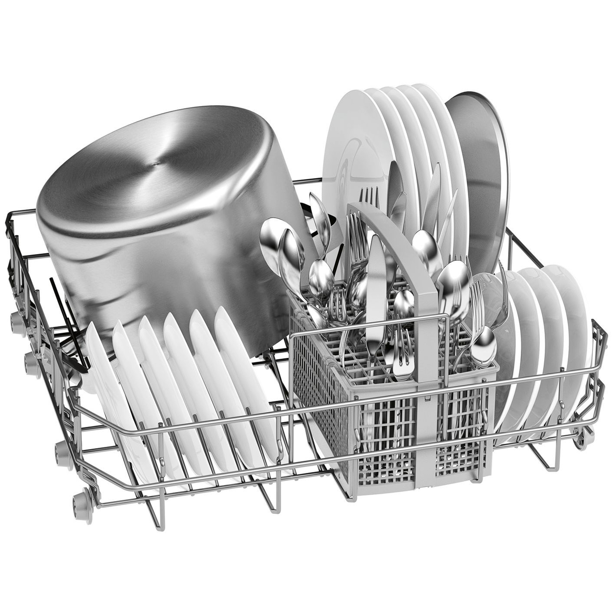 Посудомоечная машина Bosch Serie 2 SMS24AW01R, цвет белый - фото 3