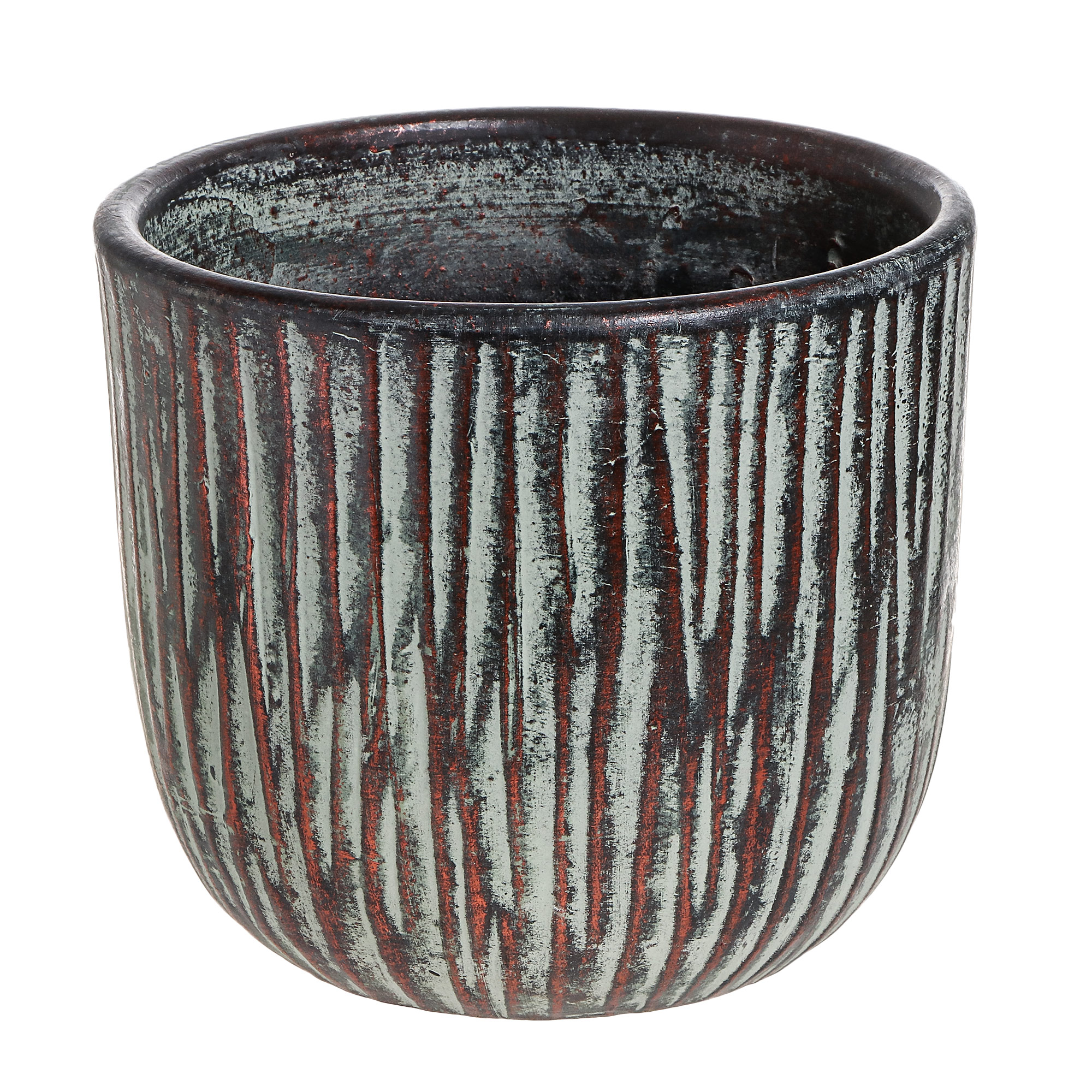 

Кашпо Edelman flower norman d25см h22см зеленое