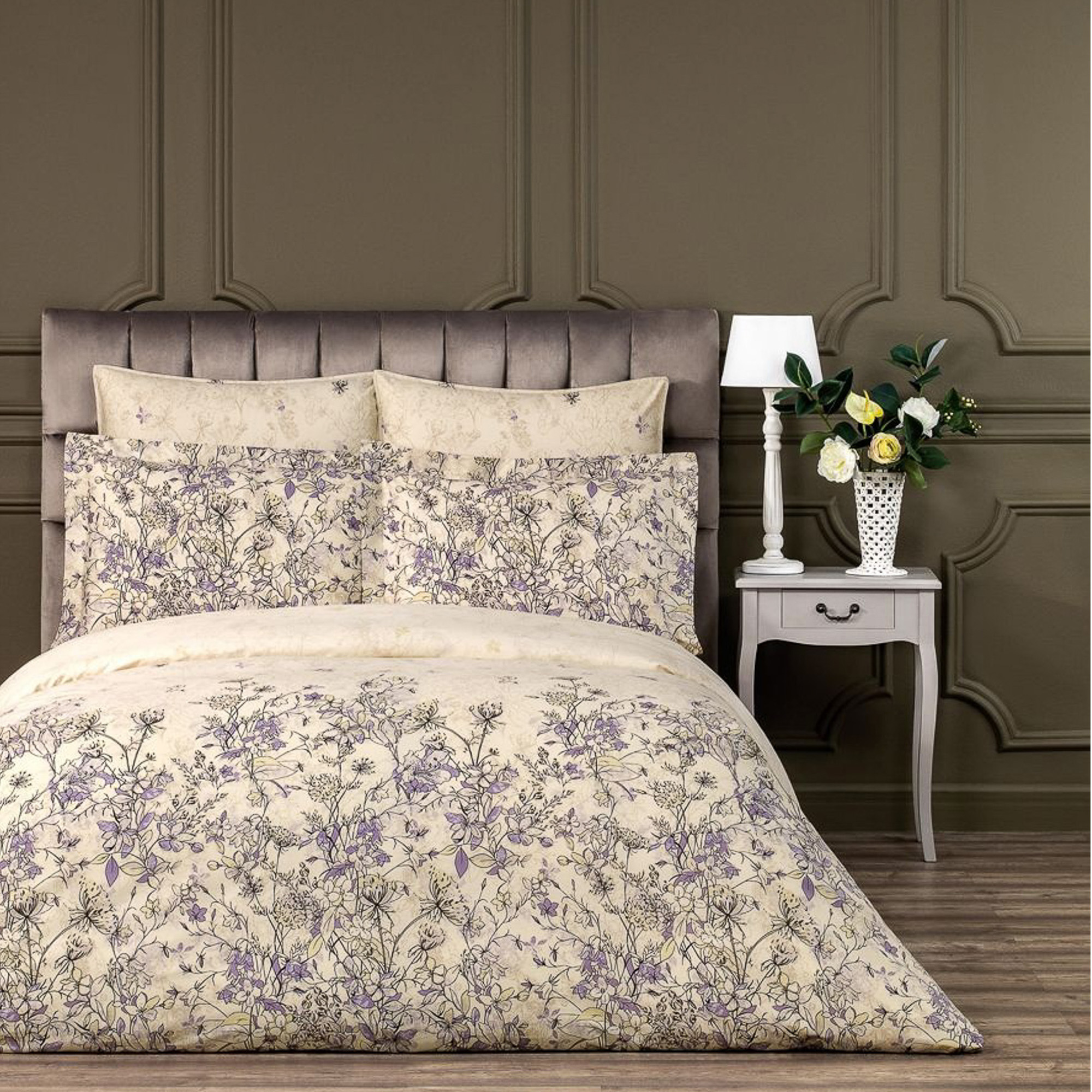 

Постельный комплект Togas Аманда, Экрю