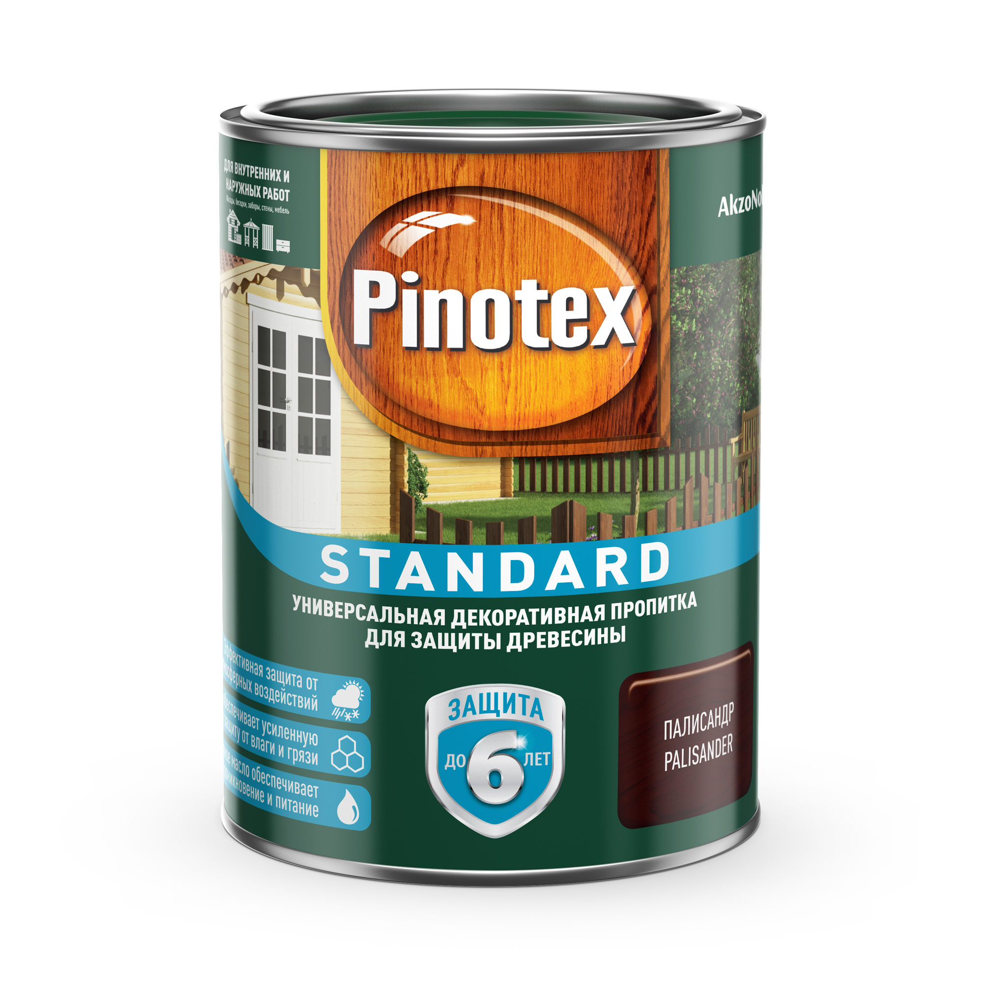 Pinotex стандарт 0.9л палисандр