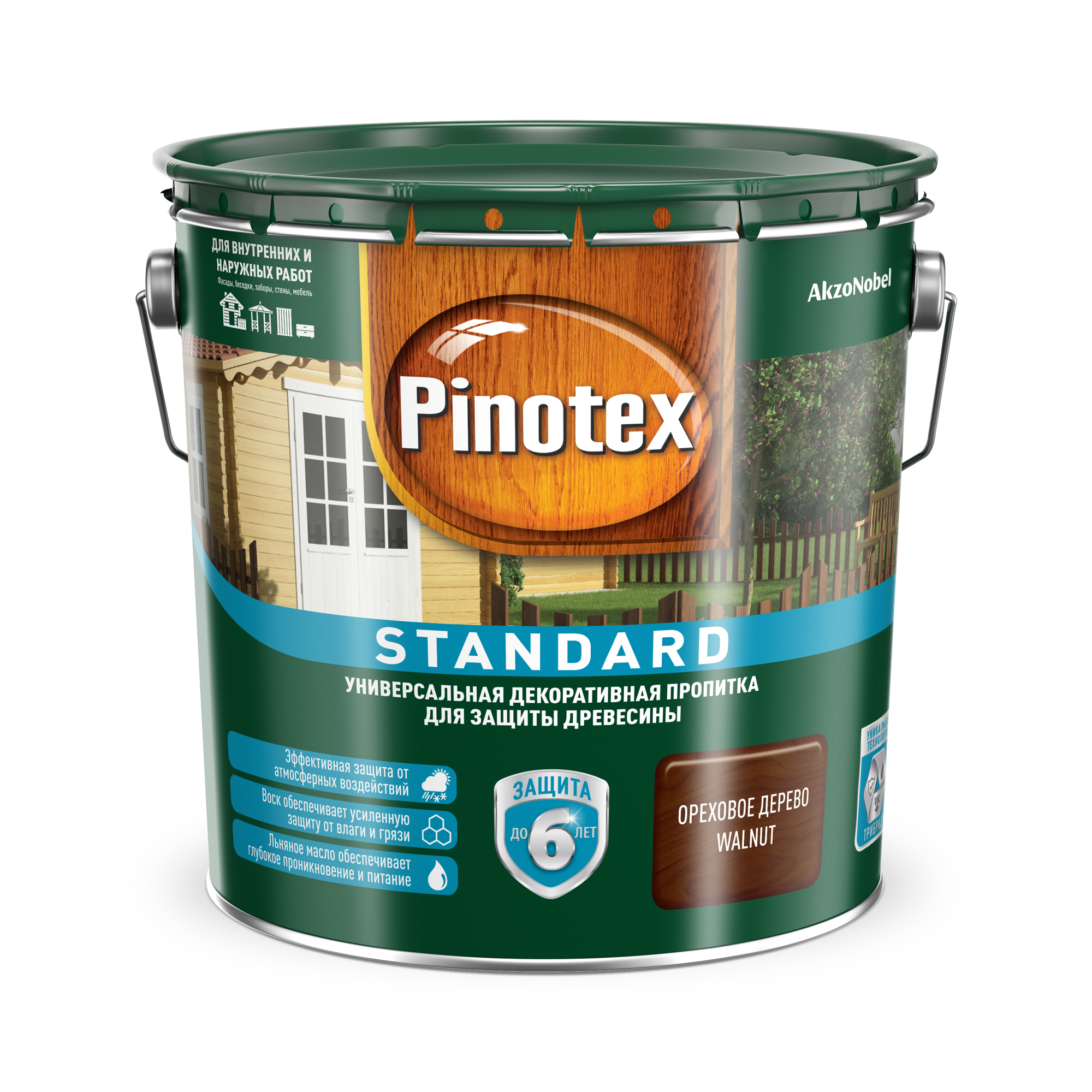 Пропитка Pinotex стандарт 2.7л орех