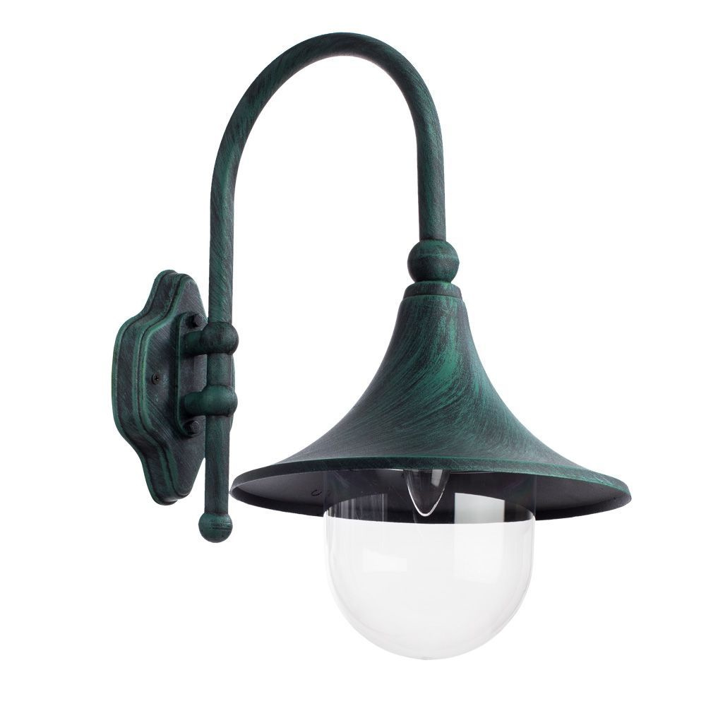 фото Уличный настенный светильник arte lamp malaga a1082al-1bg