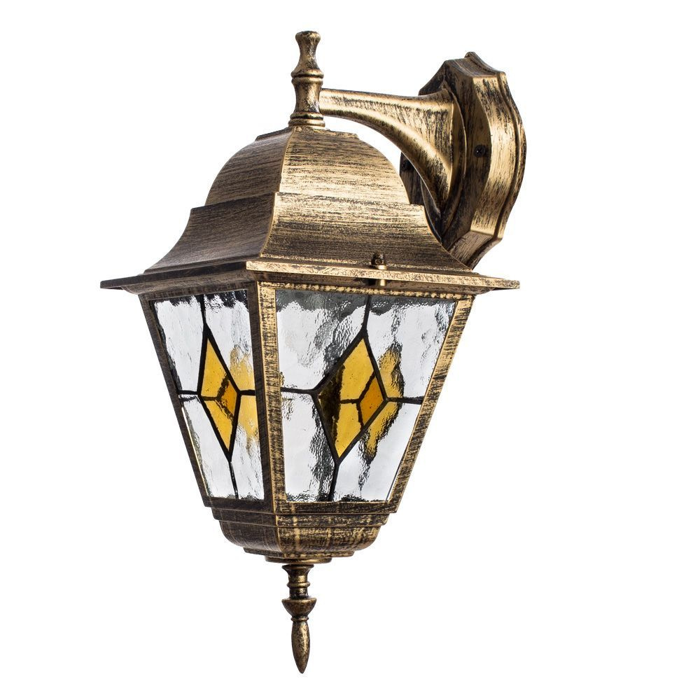 фото Уличный настенный светильник arte lamp bremen a1012al-1bn