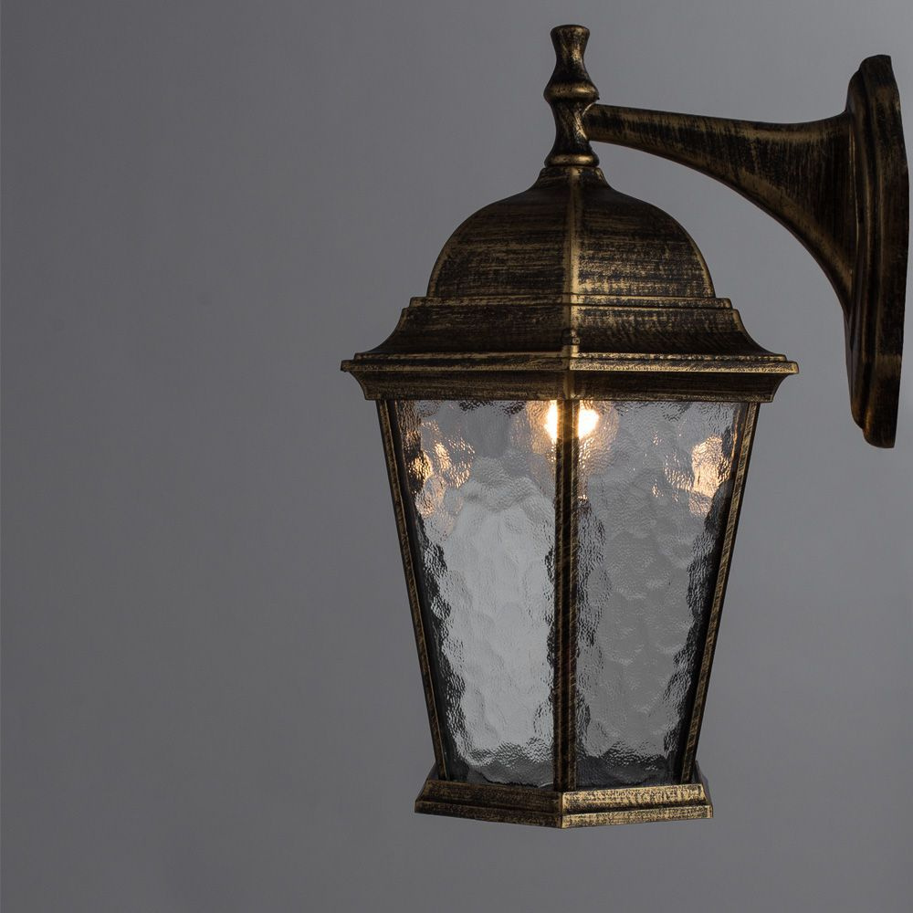 Уличный настенный светильник Arte Lamp Genova A1202AL-1BN, цвет бронза состаренная - фото 3