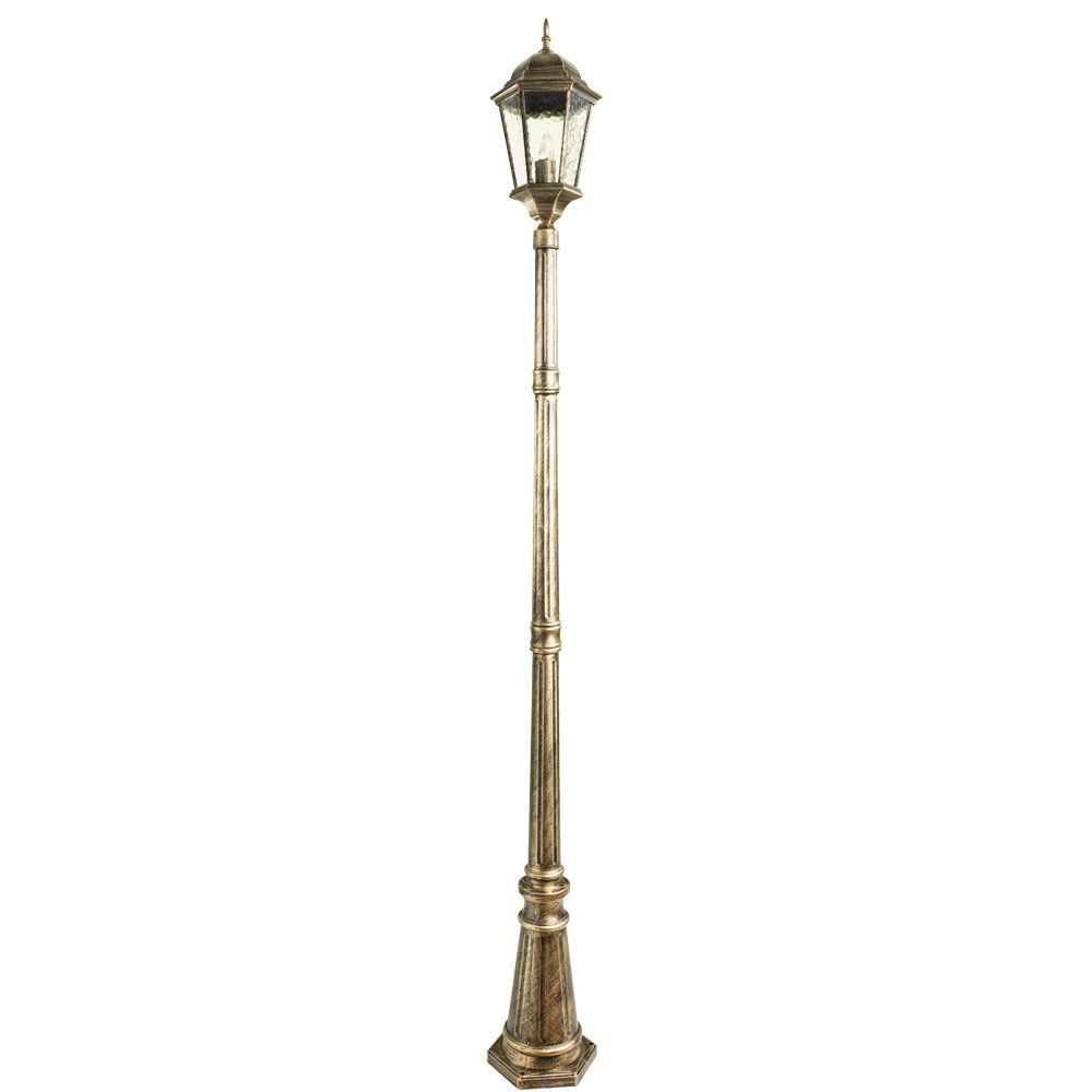 Садово-парковый светильник Arte Lamp Genova A1207PA-1BN, цвет бронза состаренная - фото 1