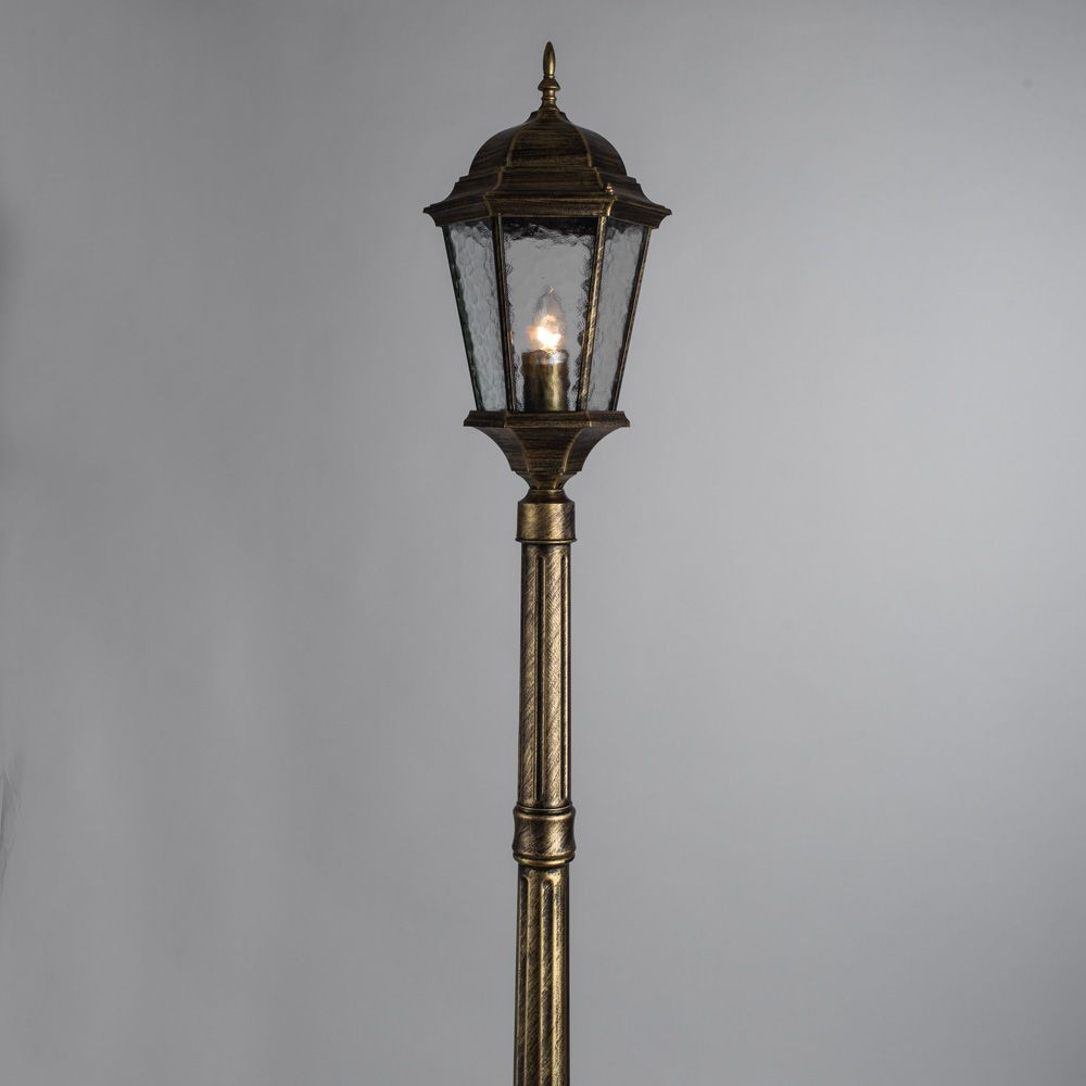 Садово-парковый светильник Arte Lamp Genova A1207PA-1BN, цвет бронза состаренная - фото 4