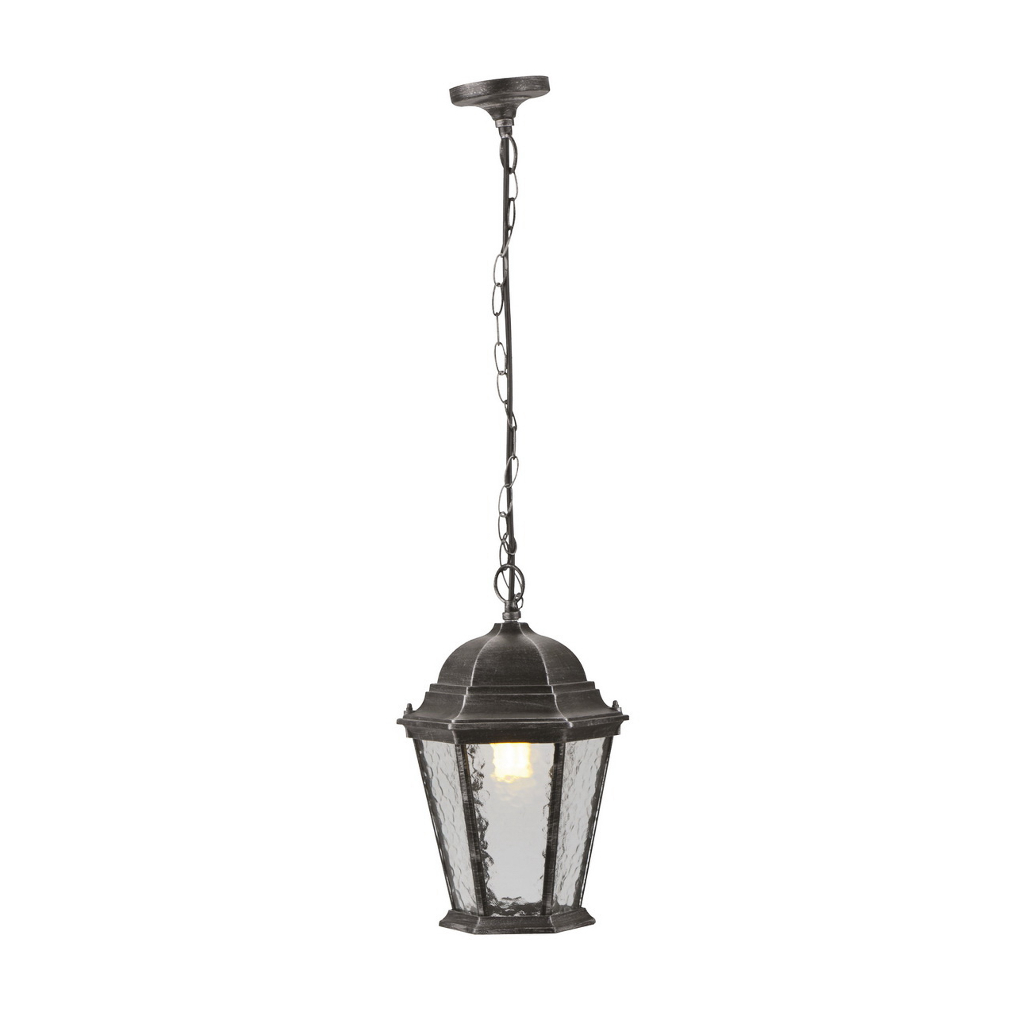 Уличный подвесной светильник Arte Lamp Genova A1205SO-1BS, цвет серый - фото 1