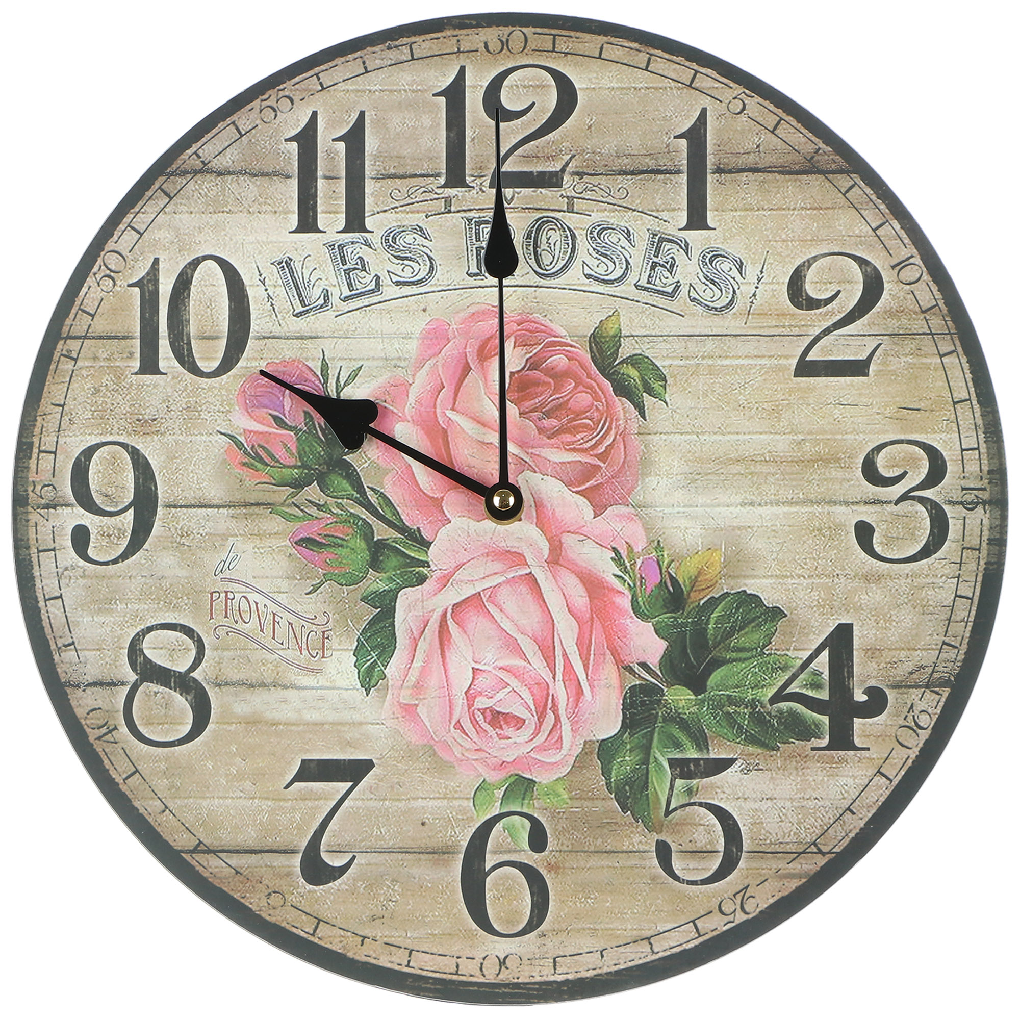 фото Часы настенные bolai arts розы 34 см