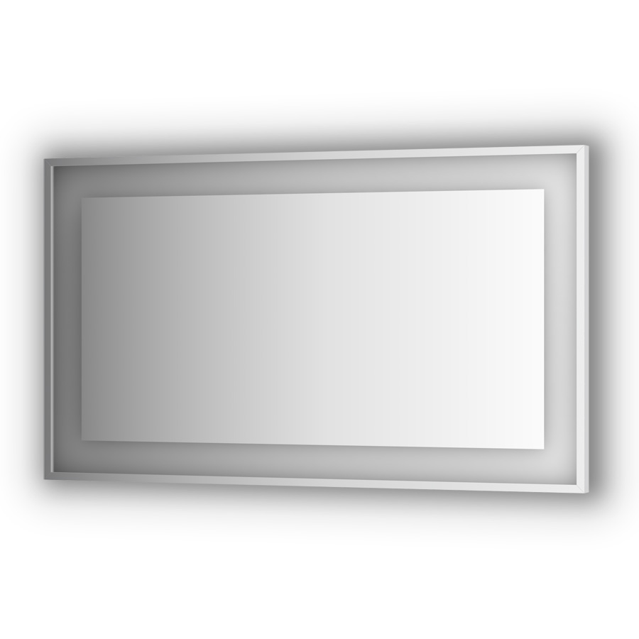 фото Зеркало в багетной раме evoform 130x75 см с подсветкой