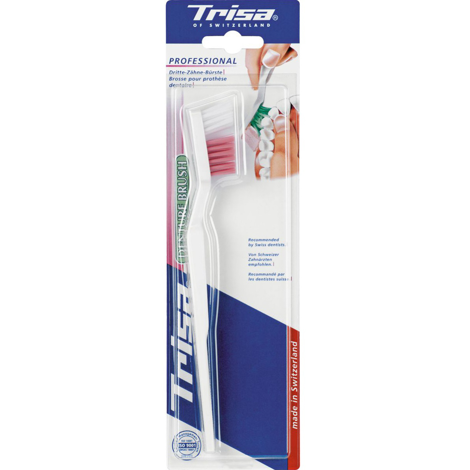 фото Зубная щетка для протезов trisa denture brush