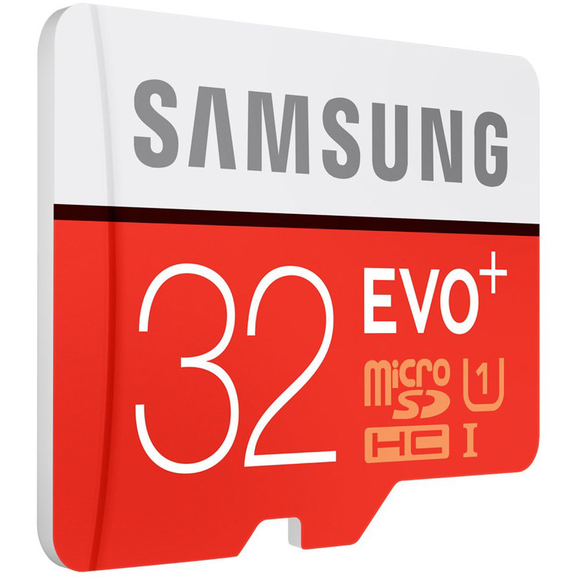 Карта памяти Samsung EVO Plus MicroSD MB-MC32DA/RU, цвет красный MB-MC32DA/RU - фото 2