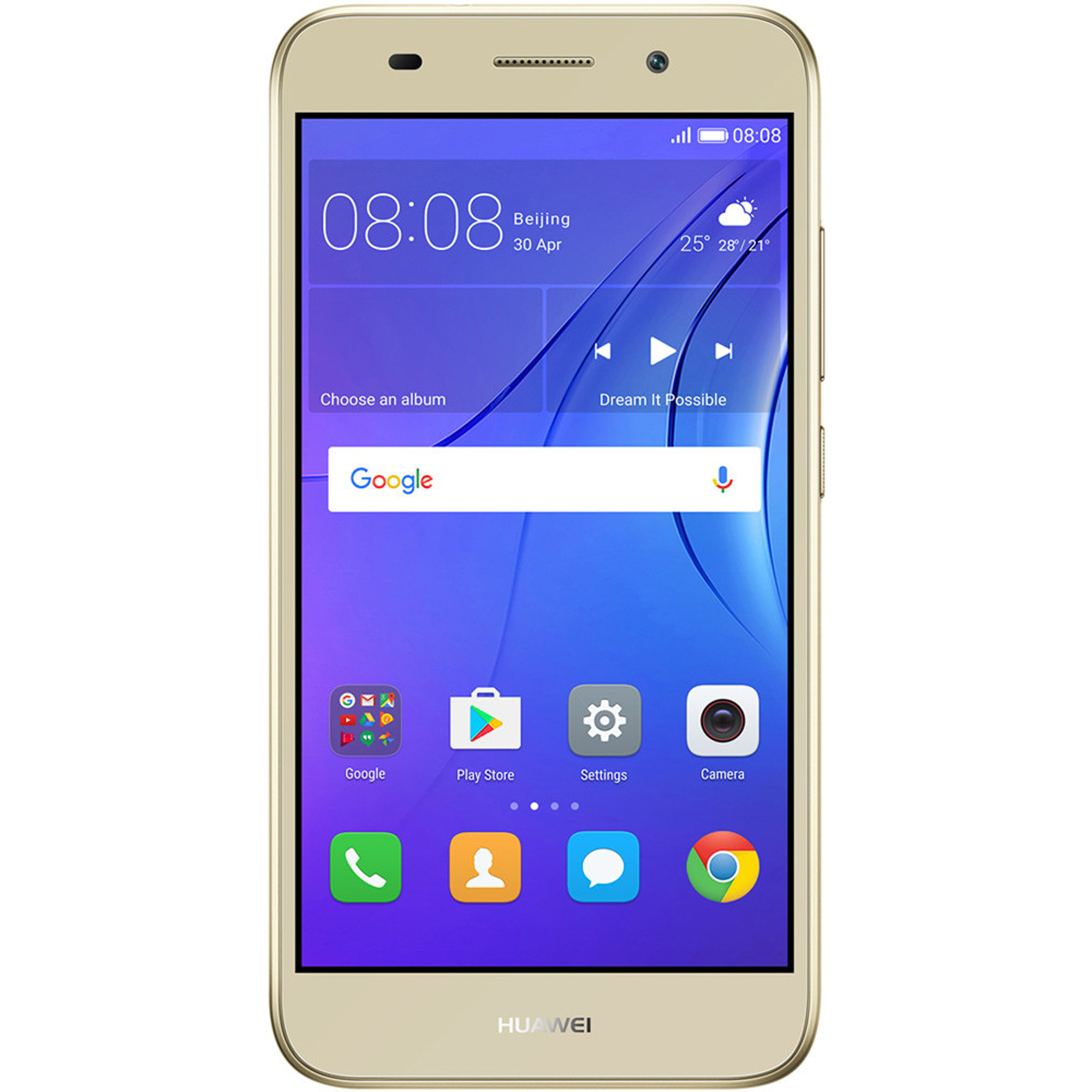 

Смартфон Huawei Y3 2017 3G 8Gb Gold, Золотистый