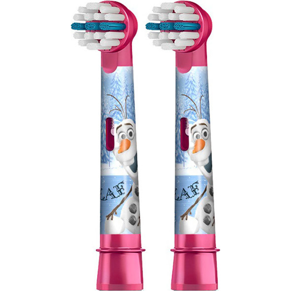 Насадка для зубных щеток Braun Oral-B EB10K Frozen Kids, цвет розовый - фото 1